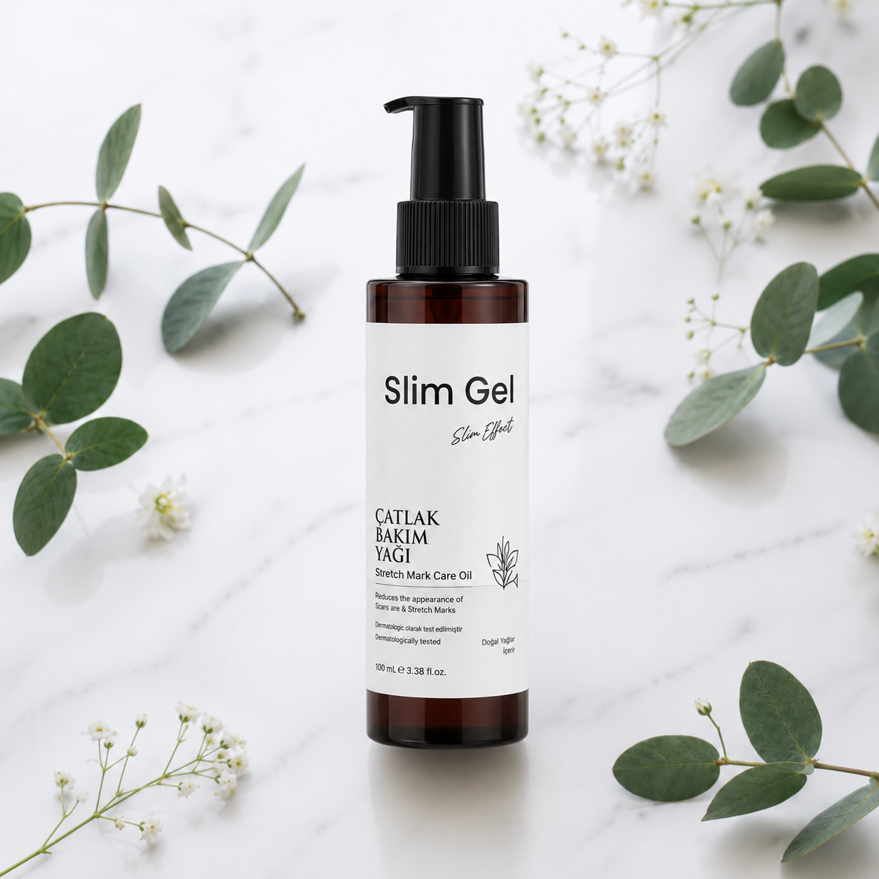 Slim Gel Çatlak Bakım Yağı – 100 ml