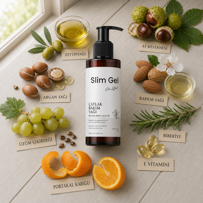 Slim Gel Çatlak Bakım Yağı – 100 ml