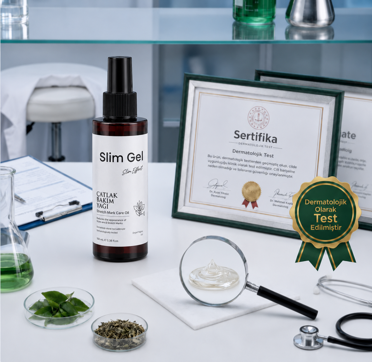 Slim Gel Çatlak Bakım Yağı – 100 ml