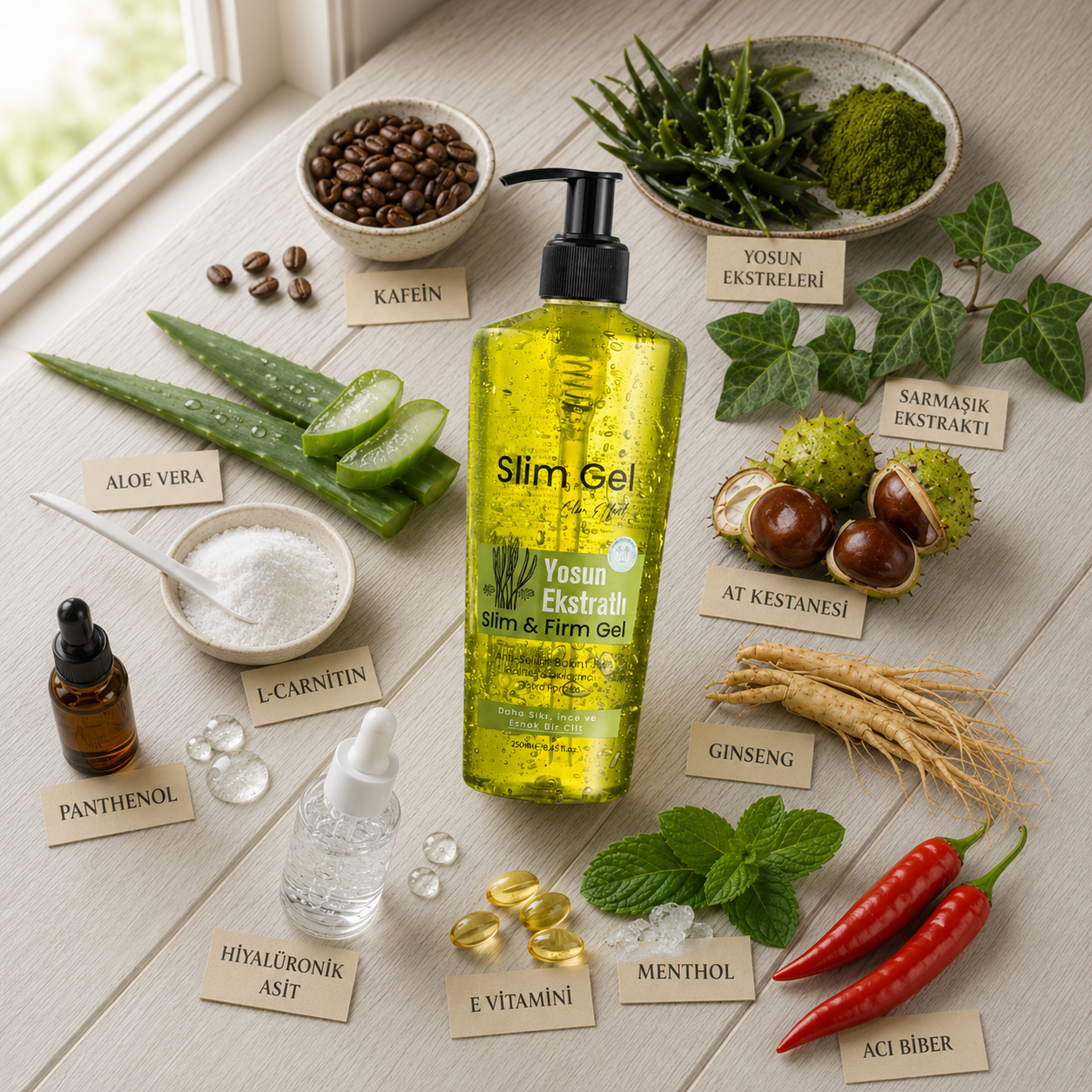 Slim Gel Aktif Yosun Özlü Slim & Firm Jel – 250 ml