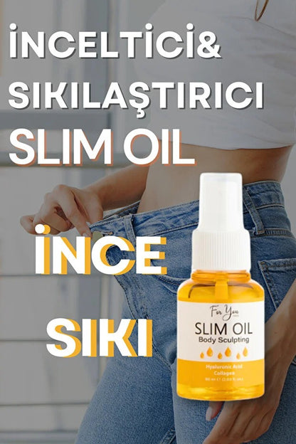 İnceltmeye Ve Sıkılaştırmaya Yardımcı Selülit Karşıtı Slim Oil, Yağ 60 ml