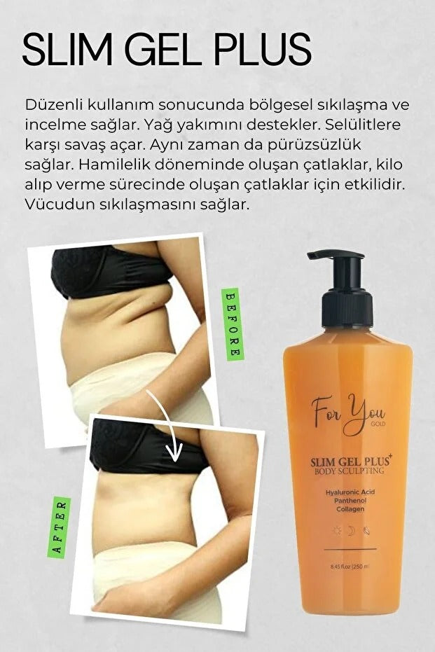 Slim Jel Plus+ ile 30 Günde Daha Sıkı ve Pürüzsüz Bir Cilde Hazır Mısın?