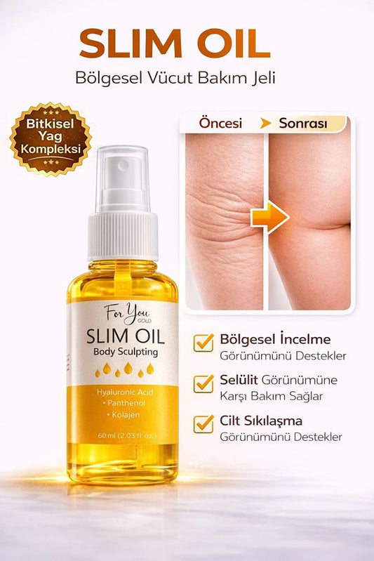 İnceltmeye Ve Sıkılaştırmaya Yardımcı Selülit Karşıtı Slim Oil, Yağ 60 ml
