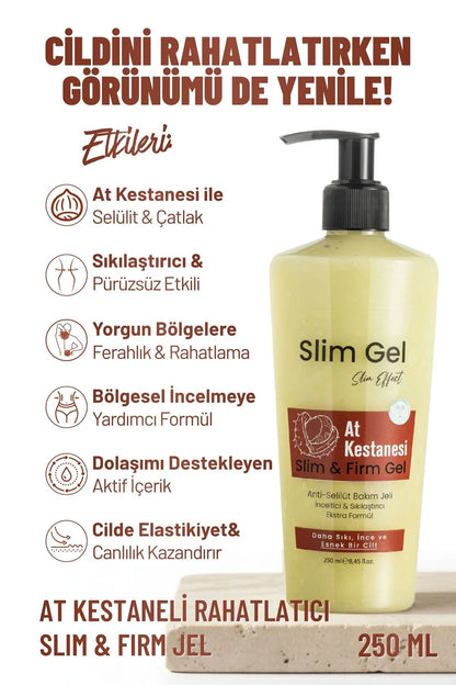 At Kestaneli Rahatlatıcı Slim & Firm Jel – 250 ml