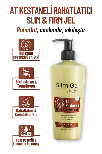 At Kestaneli Rahatlatıcı Slim & Firm Jel – 250 ml