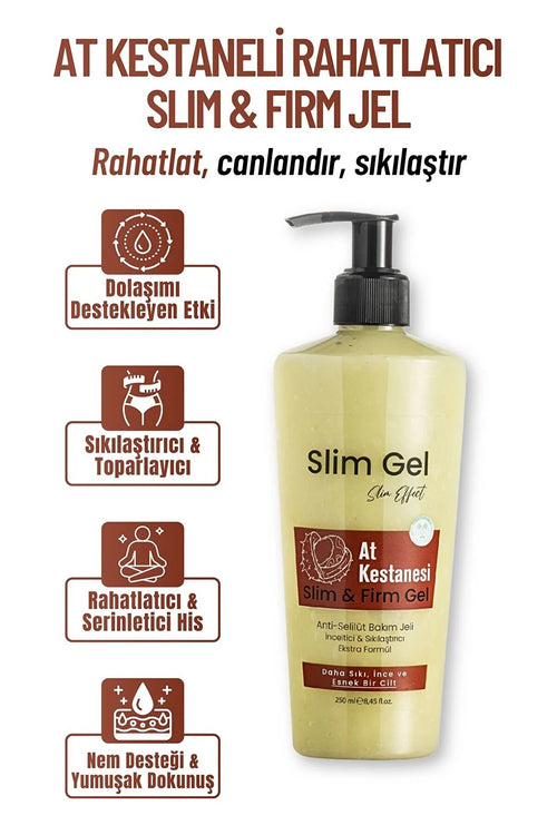 At Kestaneli Rahatlatıcı Slim & Firm Jel – 250 ml