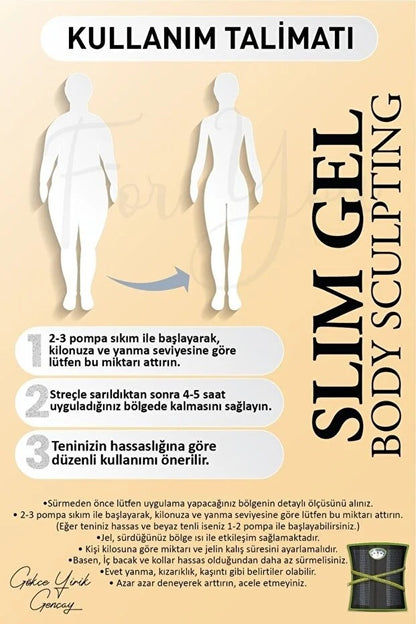 Slimjel Inceltici-yağ Yakıcı-sıkılaştırıcı-çatlak Ve Selülit Jeli 250 ml Kol Korsesi