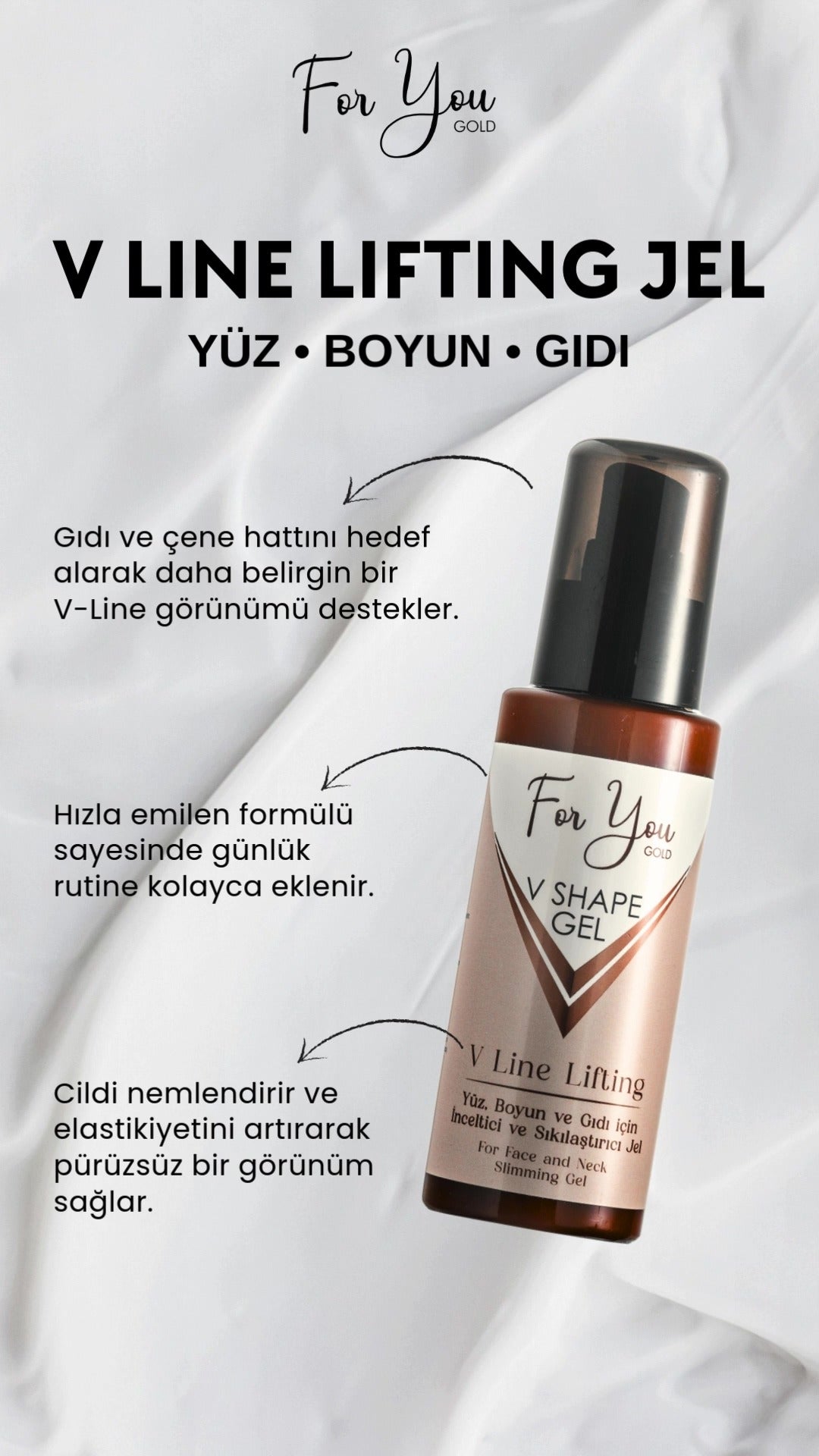 üz, Boyun, Çene Ve Gıdı Için Incelmeye Yardımcı, Sıkılaştırıcı Ve Şekillendirici Slim Jel