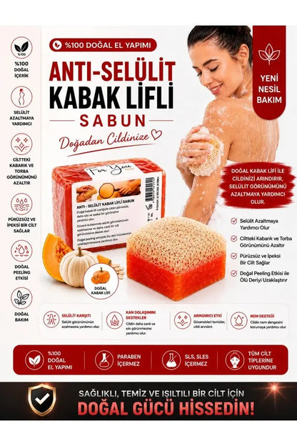 elülit Karşıtı, Sıkılaştırıcı Etkili, Batık Gidermeye Yardımcı Peeling Etkili Vücut Bakım Sabunu
