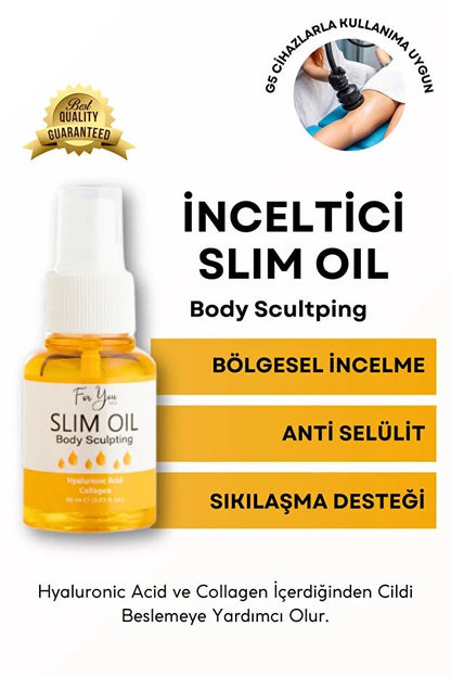 İnceltmeye Ve Sıkılaştırmaya Yardımcı Selülit Karşıtı Slim Oil, Yağ 60 ml